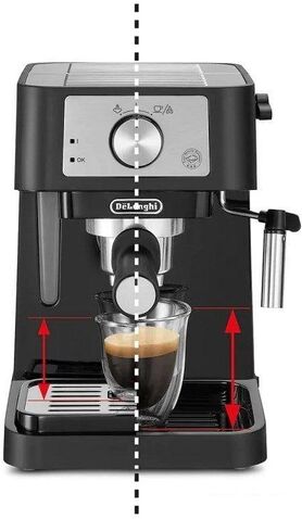 Рожковая помповая кофеварка DeLonghi Stilosa EC260.BK
