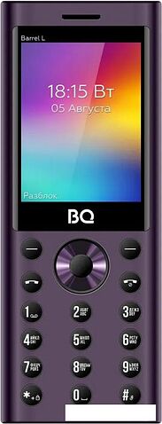 Кнопочный телефон BQ BQ-2458 Barrel L (фиолетовый)