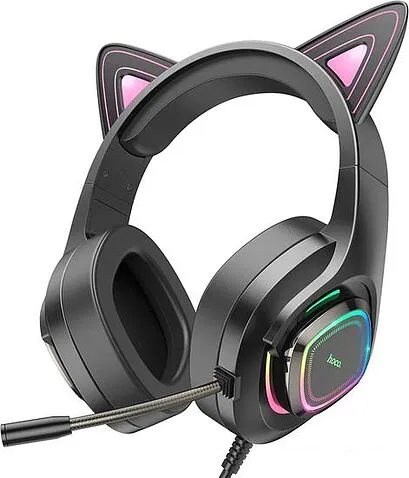 Наушники Hoco W107 (призрачный кот)