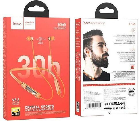 Наушники Hoco ES65 (оранжевый)