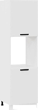 Шкаф напольный Трия Тиана 1П6 (белый/белый супермат)