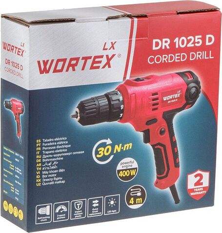 Дрель-шуруповерт Wortex LX DR 1025 D 1335878