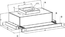 Кухонная вытяжка LEX Hermes G 600 Grey