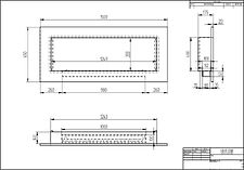 Биокамин ZeFire Elliot 1500 с белой рамкой
