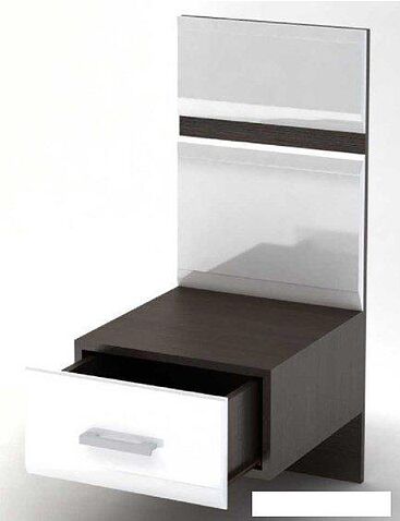 Тумба Стендмебель Вегас ТБ 2 (белый глянец-венге)