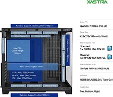 Корпус XASTRA QW500 7ARGB-C10-UC (черный)