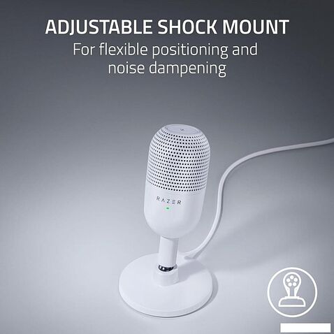 Проводной микрофон Razer Seiren V3 Mini Mercury White