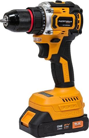 Дрель-шуруповерт Partisan AD-2150BL (с 2-мя АКБ, кейс)