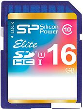 Карта памяти Silicon-Power SDHC Elite UHS-1 (Class 10) 16 GB (SP016GBSDHAU1V10) Карта памяти Silicon-Power SDHC Elite UHS-1 (Class 10) 16 GB (SP016GBSDHAU1V10)