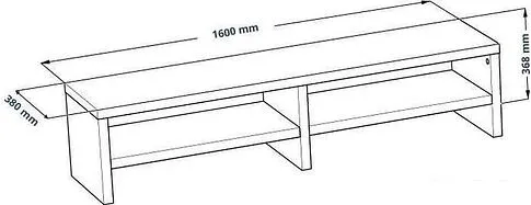 Тумба Mio Tesoro Энкель TV16 (белый)