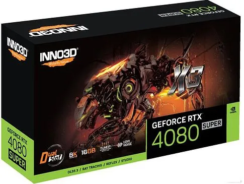 Видеокарта Inno3D RTX 4080 Super X3 N408S3-166X-18703552