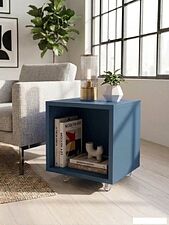 Тумба ML Smart Group Ислочь на колесиках 35x35x35 (синий дымчатый)