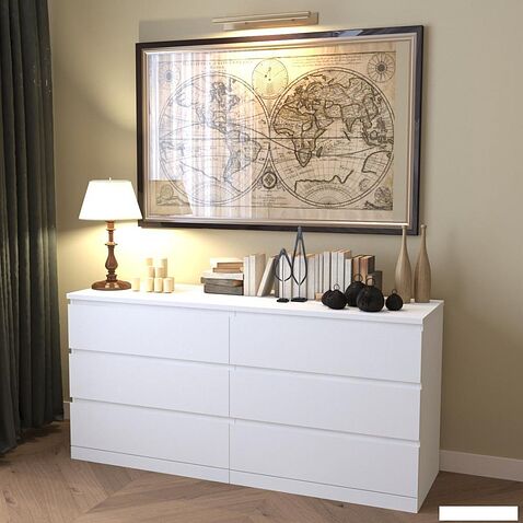 Комод Mio Tesoro Varma Prime 6D (белый)