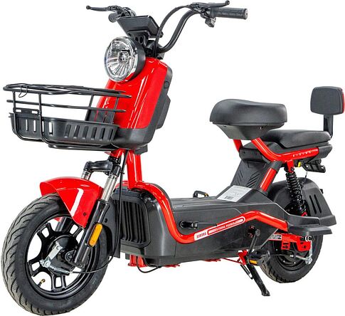 Электроскутер ZeuS Aurora (красный)