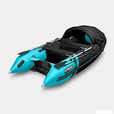 Моторно-гребная лодка Gladiator E330PRO (черный/бирюзовый) Моторно-гребная лодка Gladiator E330PRO (черный/бирюзовый)