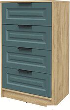 Комод Интерлиния Концепт КТ-К60 Деко (дуб золотой/верде)