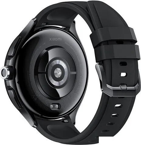 Умные часы Xiaomi Watch 2 Pro (черный, с черным силиконовым ремешком, международная версия)