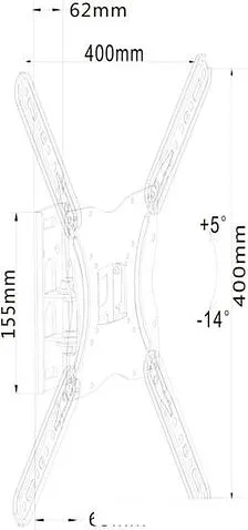 Кронштейн MasterKron PLA27-440
