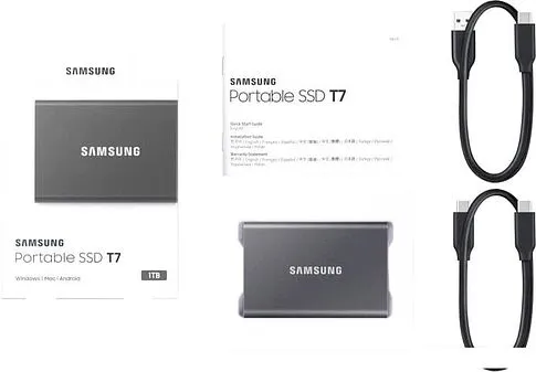 Внешний накопитель Samsung T7 1TB (черный)