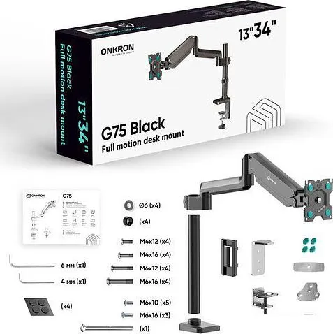 Кронштейн Onkron G75 (черный)