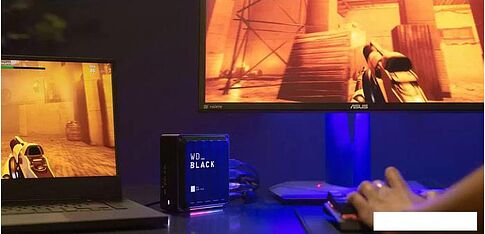 Внешний накопитель WD Black D50 Game Dock NVMe 1TB WDBA3U0010BBK