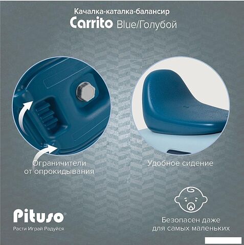 Каталка Pituso Машинка YY-ML65-blue (голубой)