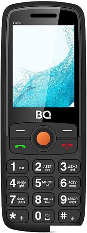 Кнопочный телефон BQ 2459 Care (черный)