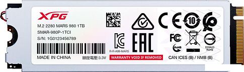 SSD ADATA XPG MARS 980 Pro 1TB SMAR-980P-1TCI