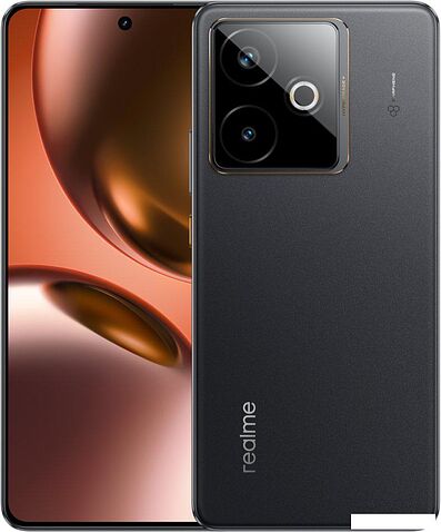 Телефон Realme GT7 T RMX5085 12GB/256GB международная версия (ледяной черный)