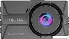 Видеорегистратор для авто Digma FreeDrive 300W FD300W (черный)