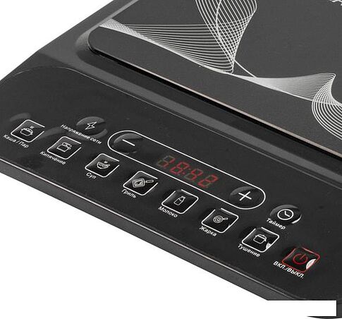Настольная плита Galaxy GL3060 (черный)