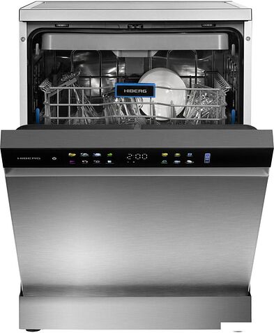 Отдельностоящая посудомоечная машина Hiberg i-F 6815 LX