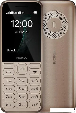 Кнопочный телефон Nokia 130 (2023) Dual SIM ТА-1576 (золотистый)