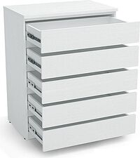 Комод Involux Престон 226T003 (белый структурный)