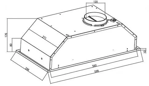 Кухонная вытяжка Schtoff Elemento 60 (черный)