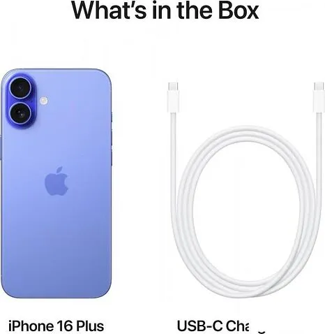 Смартфон Apple iPhone 16 Plus 512GB (ультрамарин)