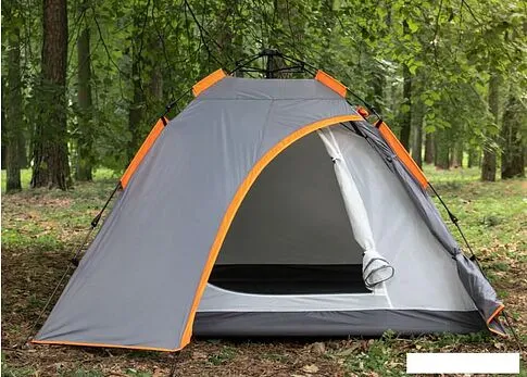 Треккинговая палатка Sundays ZC-TT036-3P v2 (темно-серый/желтый)