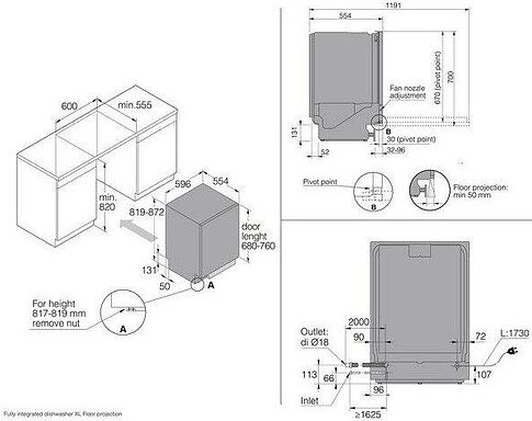 Встраиваемая посудомоечная машина ASKO DFI748MU