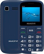 Телефон Maxvi B201 (синий) Телефон Maxvi B201 (синий)