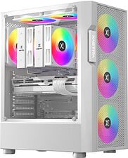 Корпус XASTRA A302 4FRGB WH (белый)