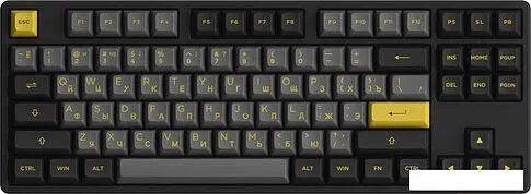 Клавиатура Akko 5087S Black & Gold (Akko Cream Yellow V3)