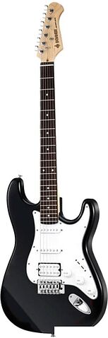 Электрогитара Donner DST-100 Black Right Handed (с аксессуарами)