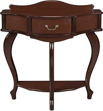 Консольный стол Мебелик Джульетта с 1 ящиком (орех)