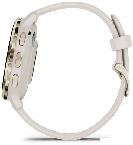 Умные часы Garmin Venu 3S (слоновая кость, с силиконовым ремешком)