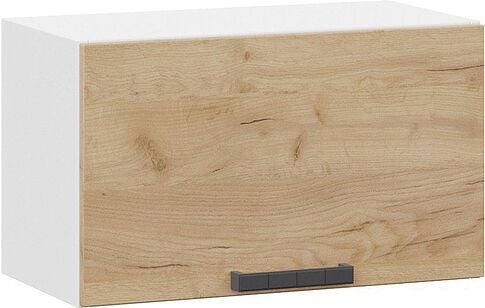 Шкаф навесной Трия Детройт 1В6Г (белый/дуб крафт золотой)