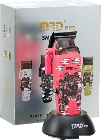 Машинка для стрижки волос MRD Pro MRD-HC-90-4 Smart Brain Olympic LE (розовый)