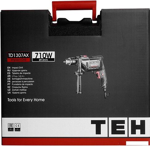 Ударная дрель TEH TD1307AX (кейс)