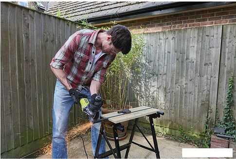 Угловая шлифмашина Ryobi RAG800-125S [5133002493]