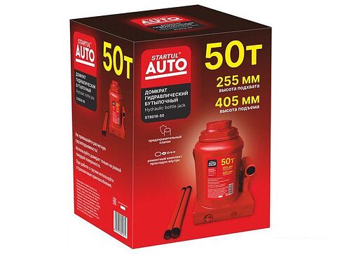 Бутылочный домкрат Startul Auto ST8018-50 50т