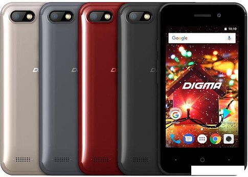 Смартфон Digma Hit Q401 3G (золотистый)